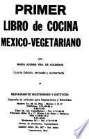 Primer libro de cocina méxico vegetariano