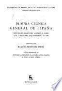 Primera crónica general de España que mandó componer Alfonso el Sabio y se continuaba bajo Sancho IV en 1289