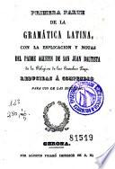 Primera parte de la gramática latina