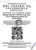 Primera Parte Del Teatro De Los Dioses De La Gentilidad