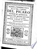 Primera, y segunda parte de la vida, y hechos del picaro Guzman de Alfarache