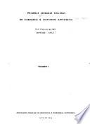 Primeras Jornadas Chilenas de Sismología e Ingenieria Antisísmica, 15 al 19 de julio de 1963, Santiago, Chile