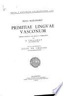 Primitiae linguae Vasconum
