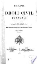 Principes de droit civil français