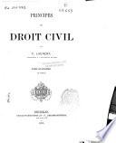 Principes de Droit Civil français