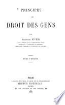 Principes du droit des gens