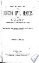 Principios de derecho civil frances
