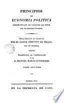 Principios de economia politica, 2