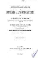 Principios generales de literatura é historia de la literatura española