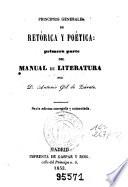 Principios generales de retórica y poética