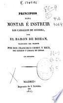 Principios para montar é instruir los caballos de guerra