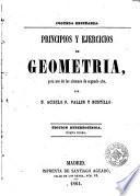 Principios y ejercicios de geometría