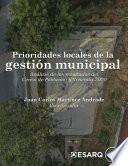 Prioridades locales de la gestión municipal. Análisis de los resultados del Censo de Población y Vivienda 2020