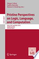 Pristine Perspectives on Logic, Language and Computation