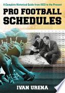 Pro Football Schedules