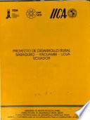 Pro9yecto de desarrrollo rural saraguro - yacuambi - loja