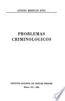 Problemas criminológicos