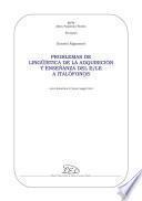 Problemas de lingüística de la adquisición y enseñanza del e/le a italófonos