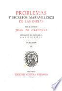 Problemas y secretos maravillosos de las Indias