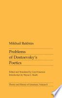 Problems of Dostoevsky's Poetics