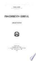 Procedimiento Criminal Argentino