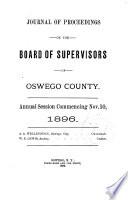 Proceedings - Board of Supervisors, Oswego County, New York