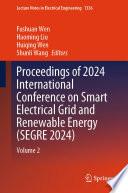 Proceedings of 2024 International Conference on Smart Electrical Grid and Renewable Energy (SEGRE 2024)