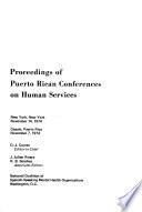 Proceedings of Puerto Rican Conferences on Human Services