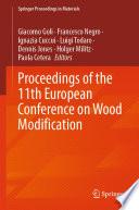 Proceedings of the 11th European Conference on Wood Modification