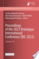 Proceedings of the 2023 Brawijaya International Conference (BIC 2023)