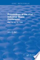 Proceedings of the 41st Industrial Waste Conference May 1986, Purdue University