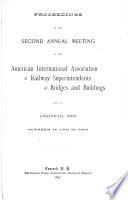 Proceedings of the ... Annual Convention of the American Railway Bridge and Building Association