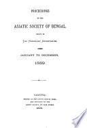 Proceedings of the Asiatic Society of Bengal