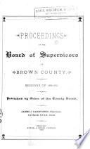 Proceedings of the Board of Supervisors of Brown County