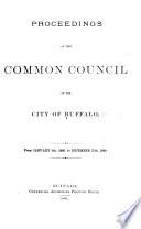 Proceedings of the Common Council of the City of Buffalo, ...