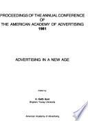 Proceedings of the ... Conference of the American Academy of Advertising