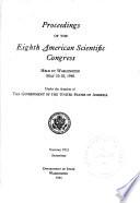 Proceedings of the eighth American scientific congress held in Washington May 10-18, 1940