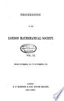 Proceedings of the London Mathematical Society
