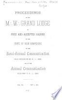 Proceedings of the M. W. Grand Lodge of Free and Accepted Masons of the State of New Hampshire
