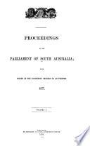 Proceedings of the Parliament of South Australia