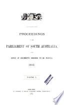 Proceedings of the Parliament of South Australia
