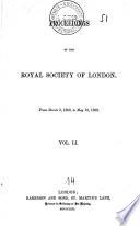 Proceedings of the Royal Society