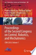 Proceedings of the Second Congress on Control, Robotics, and Mechatronics