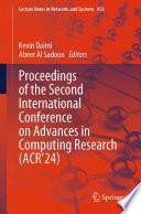 Proceedings of the Second International Conference on Advances in Computing Research (ACR’24)