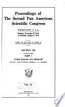 Proceedings of the Second Pan American Scientific Congress