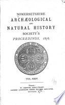 Proceedings of the Somersetshire Archaeological and Natural History Society