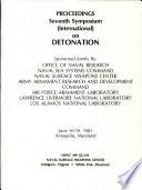 Proceedings, Seventh Symposium (International) on Detonation