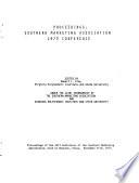 Proceedings: Southern Marketing Association Conference