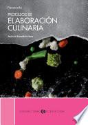 Procesos de elaboración culinaria