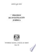 Procesos de investigación jurídica